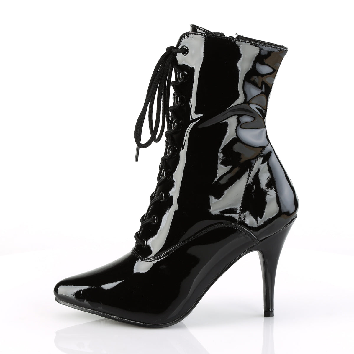 Pleaser Botas de tobillo para mujer VANITY-1020 BLK PAT