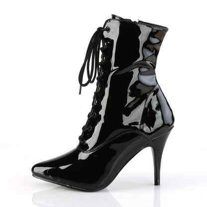 Pleaser Botas de tobillo para mujer VANITY-1020 BLK PAT