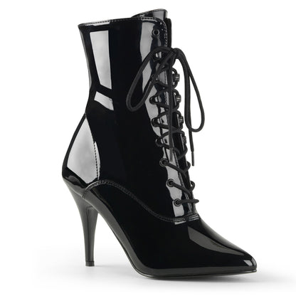 Pleaser Botas de tobillo para mujer VANITY-1020 BLK PAT