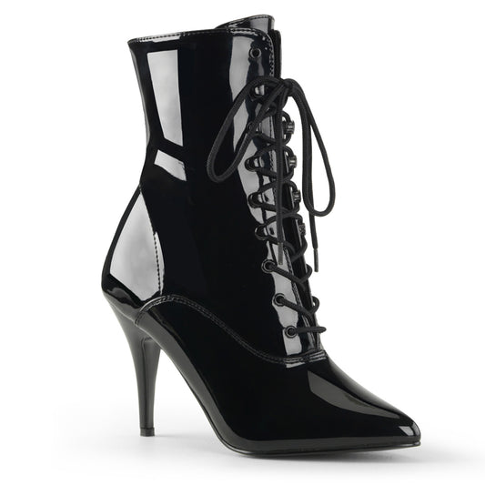 Pleaser Botas de tobillo para mujer VANITY-1020 BLK PAT