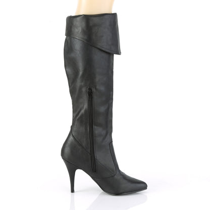Pleaser Womens Boots VANITY-2013 Blk Faux Leather