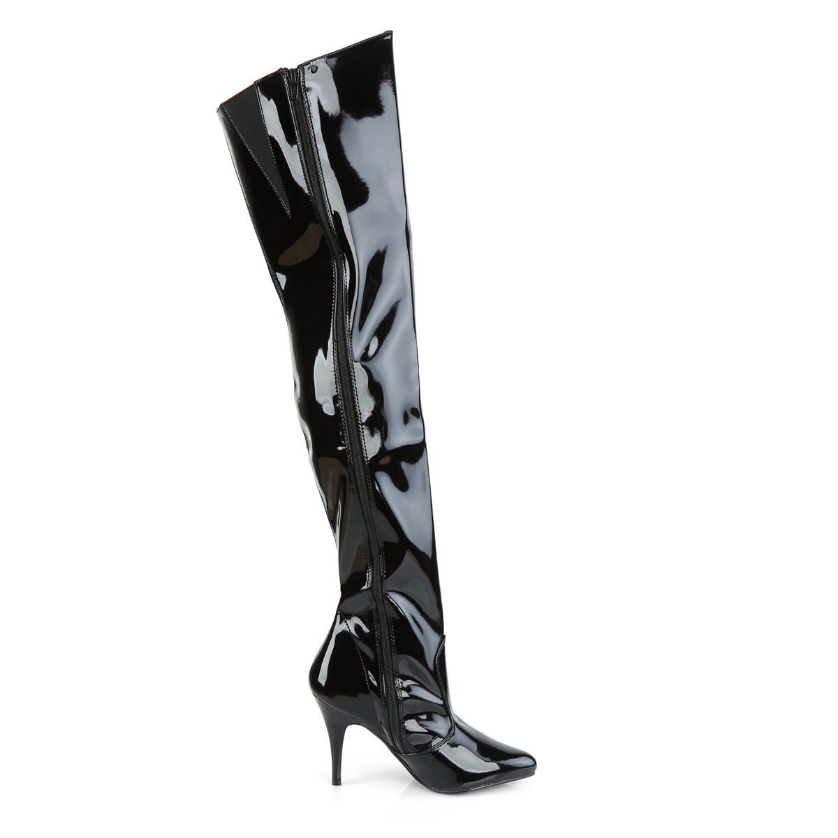 Pleaser Botas de mujer VANITY-3010 BLK PAT