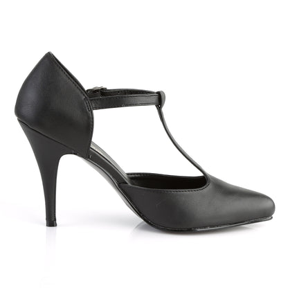 Pleaser Bombas para mujer VANITY-415 Blk Faux Cuero