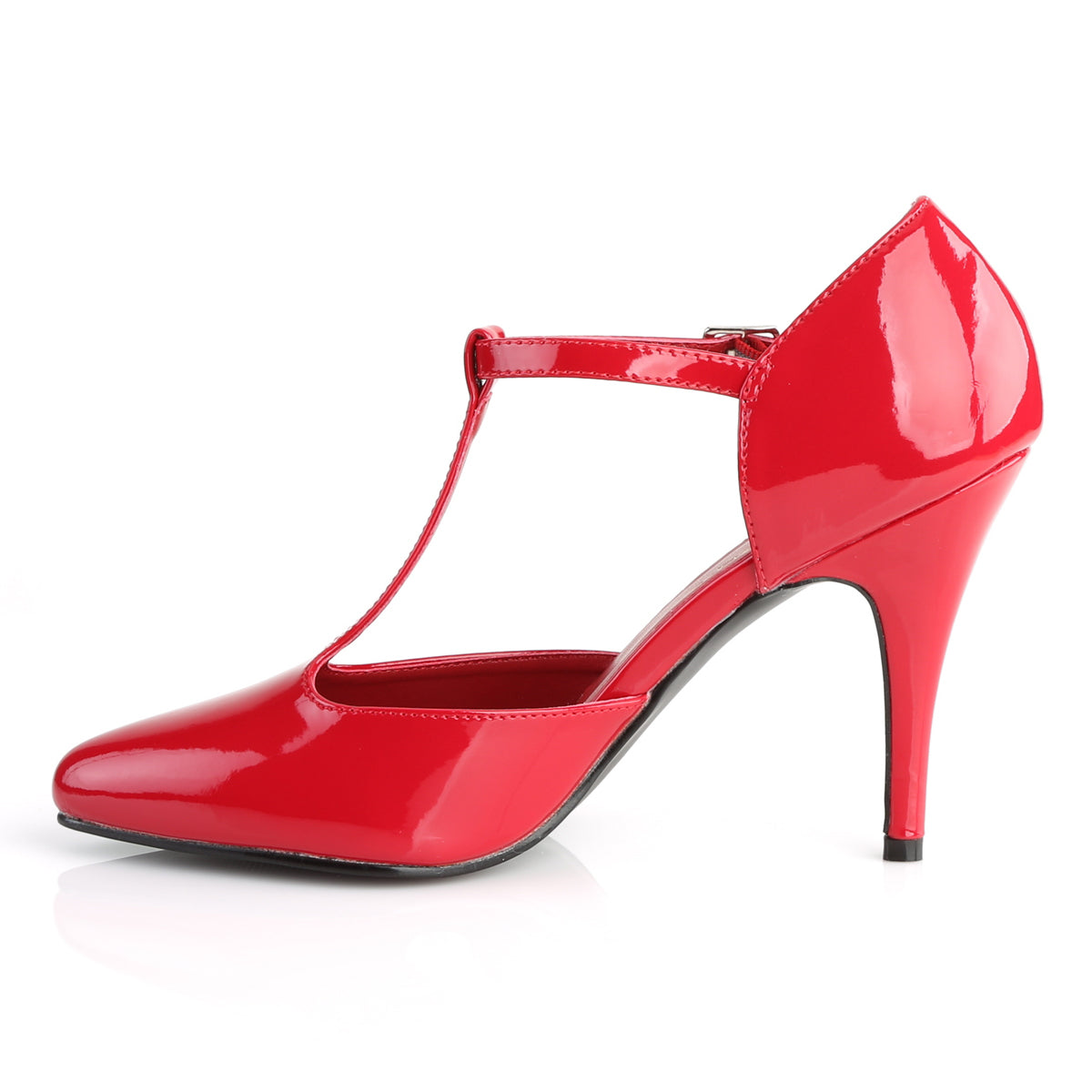 Pleaser Bombas para mujer VANITY-415 Red Pat