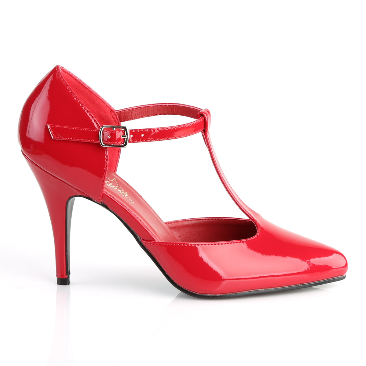 Pleaser Bombas para mujer VANITY-415 Red Pat