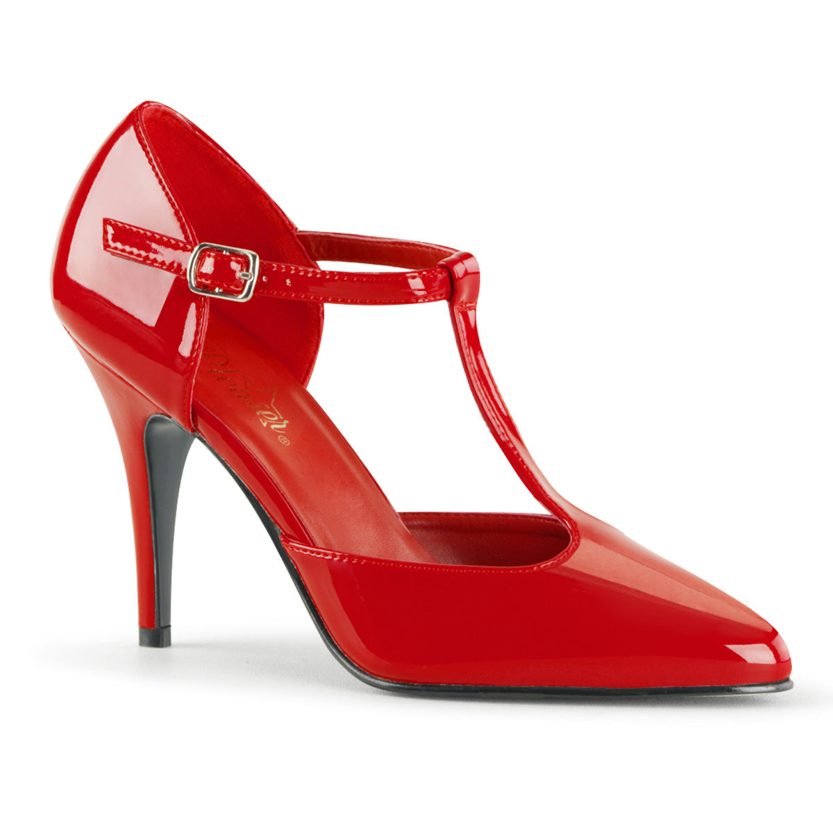 Pleaser Bombas para mujer VANITY-415 Red Pat
