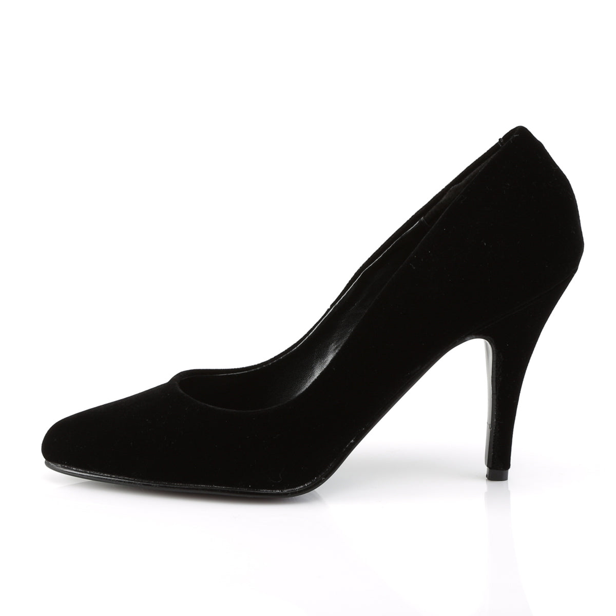 Pleaser Bombas para mujer VANITY-420 BLK VELVET