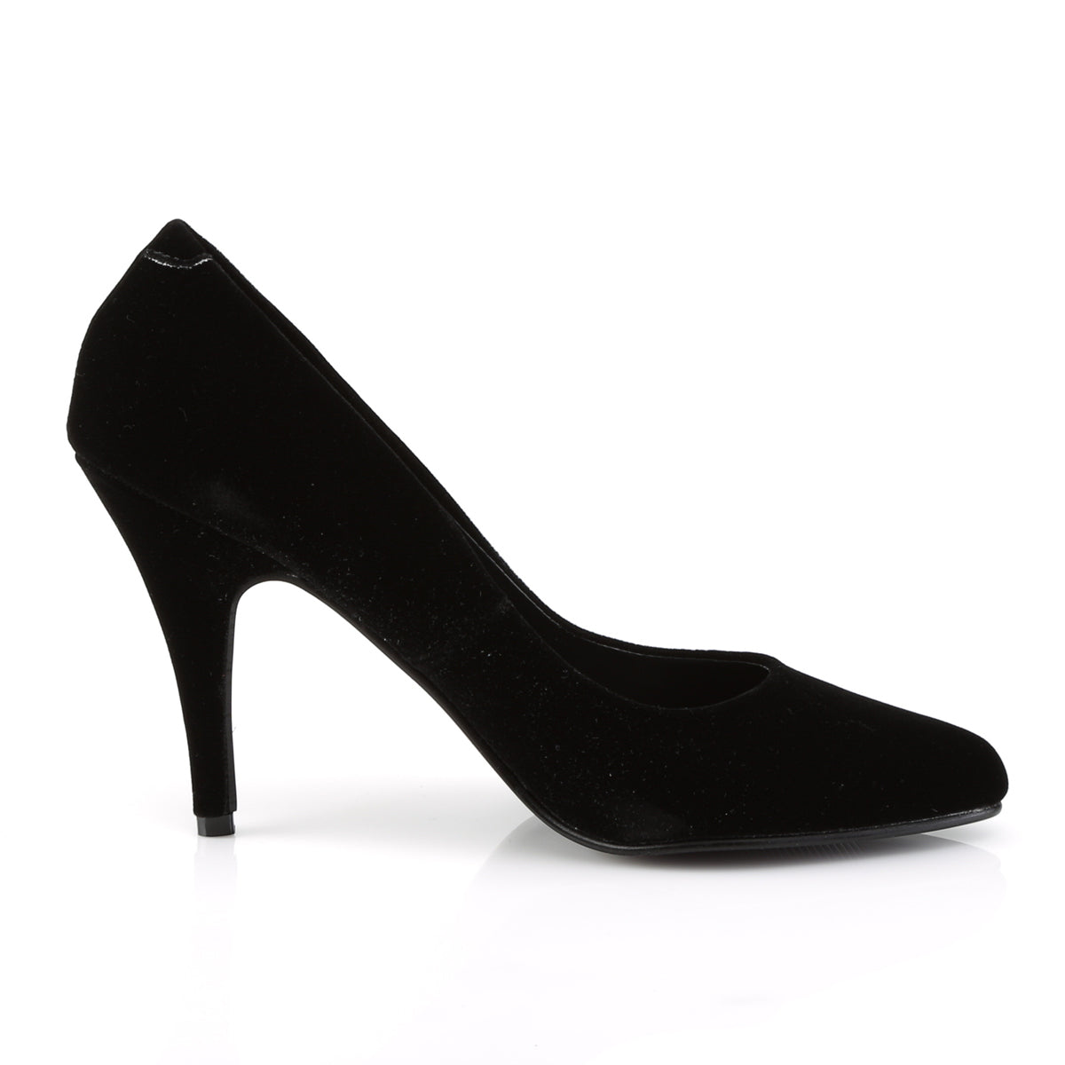 Pleaser Bombas para mujer VANITY-420 BLK VELVET