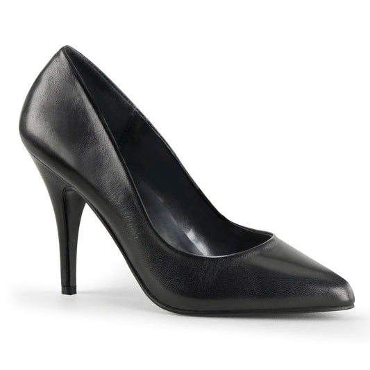 Pleaser Womens Pumps VANITY-420 Blk Leather