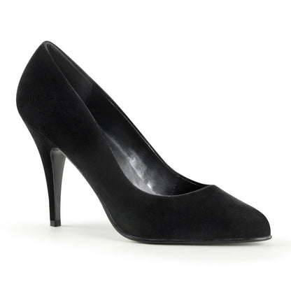 Pleaser Bombas para mujer VANITY-420 BLK VELVET