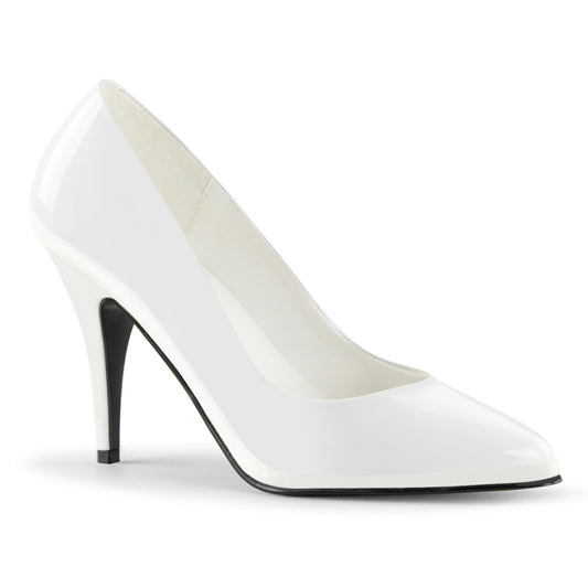 Pleaser Womens Pumps VANITY-420 Wht Pat