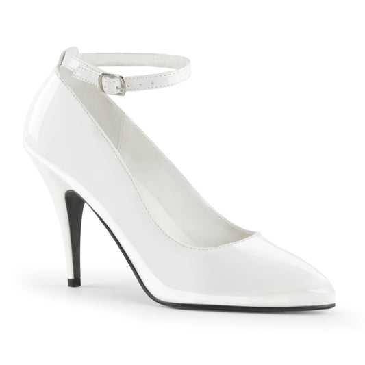Pleaser Womens Pumps VANITY-431 Wht Pat