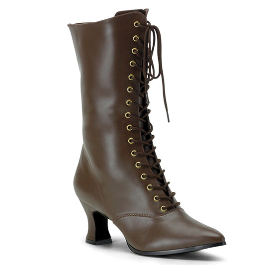 Funtasma Botas de tobillo para mujer VICTORIAN-120 PU marrón