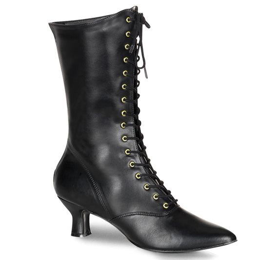 Funtasma Botas de tobillo para mujer VICTORIAN-120 blk pu