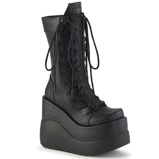DemoniaCult  Boots VOID-118 Blk Vegan Leather-Pat
