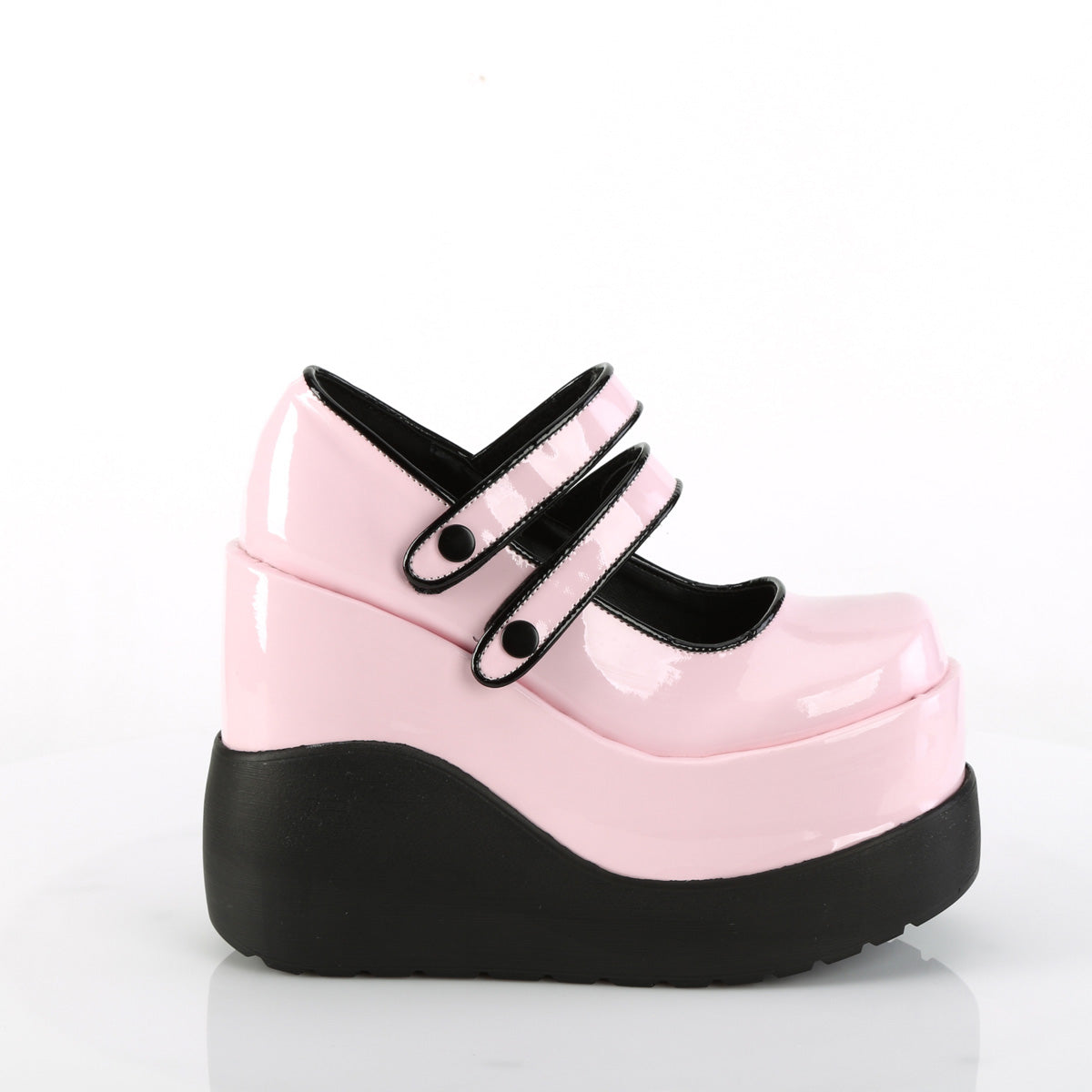 DemoniaCult  Zapatillas VOID-37 B. Patente rosa