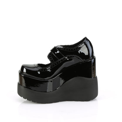 DemoniaCult  Zapatillas VOID-38 BLK Patente