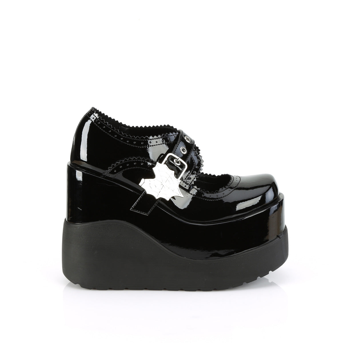 DemoniaCult  Zapatillas VOID-38 BLK Patente