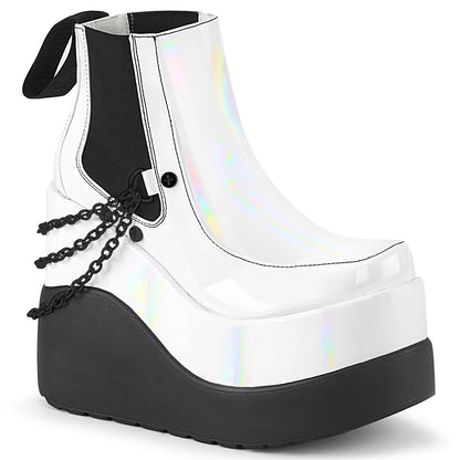 DemoniaCult  Botines VOID-50 WHT Holo Pat