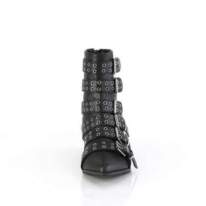 DemoniaCult Mens Boots WARLOCK-70 Blk Vegan Leather