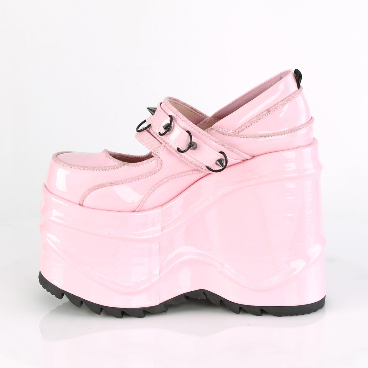 DemoniaCult Bombas de mujer WAVE-48 B. holograma rosa Pat