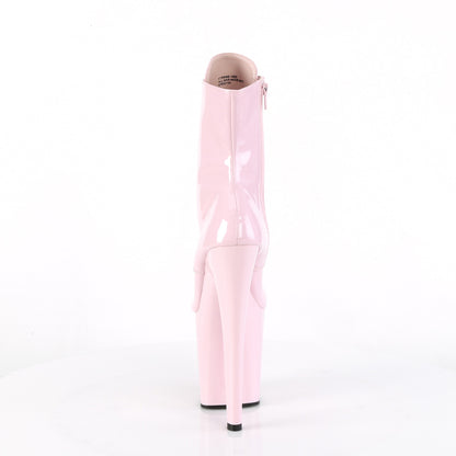 Pleaser Botas de tobillo para mujer XTREME-1020 B. PAT / B rosa. Rosa