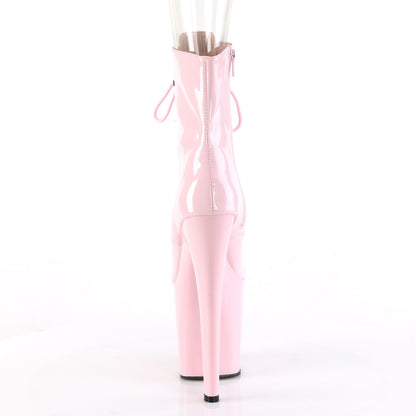Pleaser Botas de tobillo para mujer XTREME-1021 B. Pat Rosa / b. Rosa