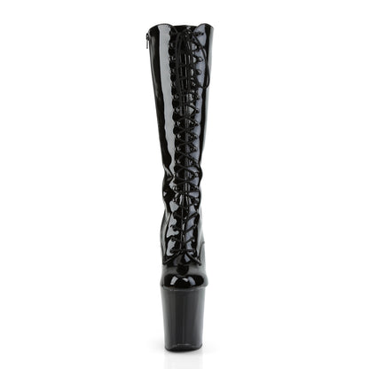Pleaser Botas de mujer XTREME-2020 BLK PAT / BLK