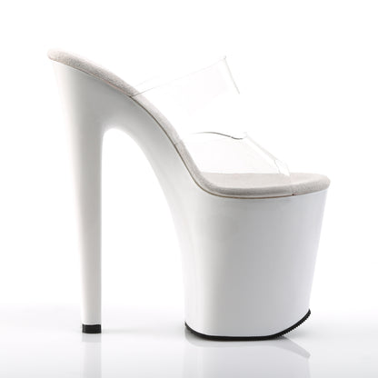 Pleaser Sandalias para mujer XTREME-802 clr / wht