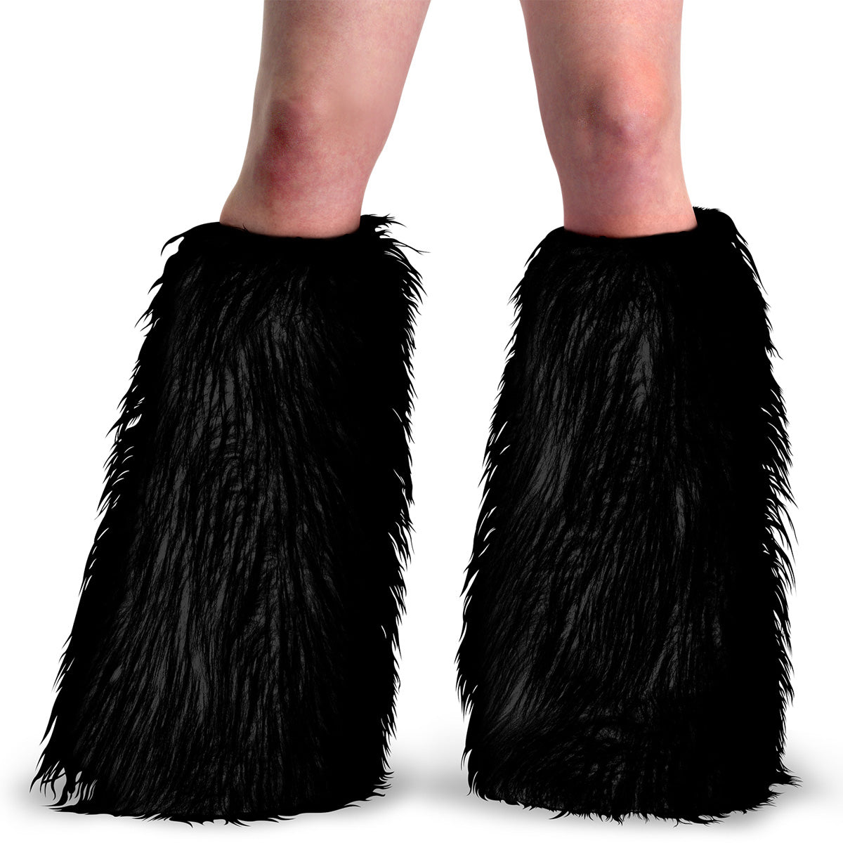 DemoniaCult Women's Clothing YETI-08 Blk Faux Fur